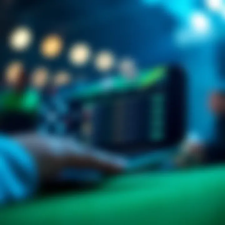 Mobile phone displaying a sports betting application interface with live football match odds