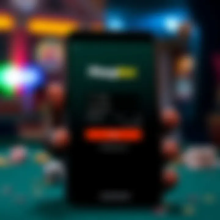Mobile device screen displaying the login interface of a betting platform tailored for Nigerian users