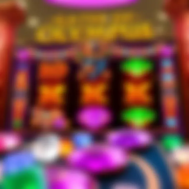 Colorful reels of Gates of Olympus slot featuring mythological symbols and sparkling gems