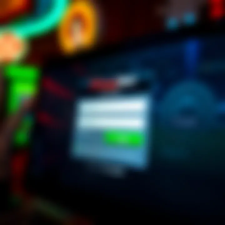 Secure login screen for PinupBet with fields for username and password entry