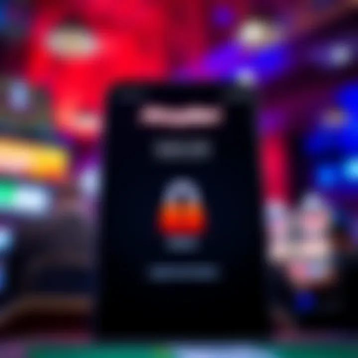 Secure login screen of PinupBet Android platform emphasizing user protection