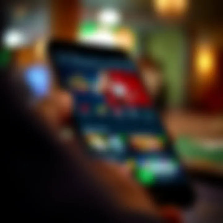 Mobile device displaying Pinupbet app interface for Nigerian users