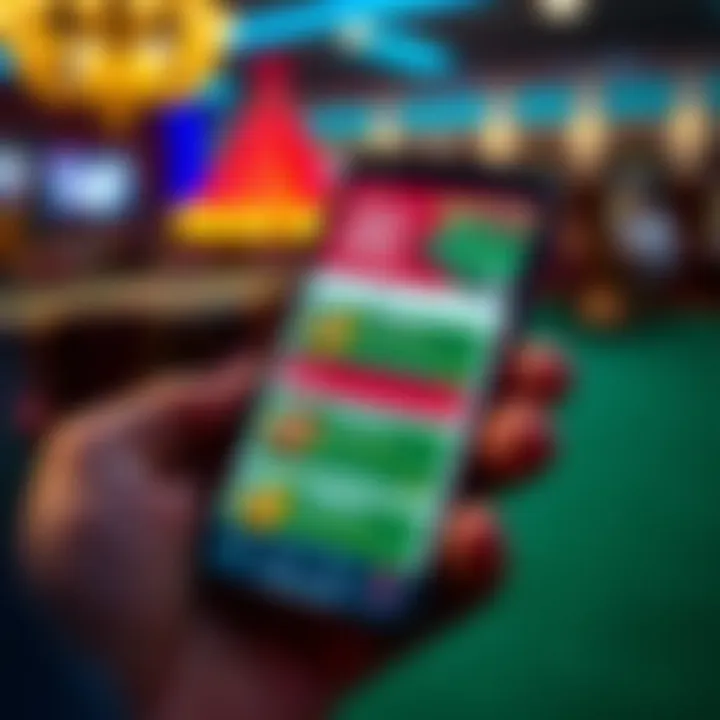 Mobile phone screen displaying PinupBet app interface with promotional bonus offers