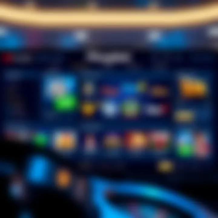 PinupBet Sports and Casino Platform Dashboard Dashboard overview of sports betting and casino game selections available on PinupBet