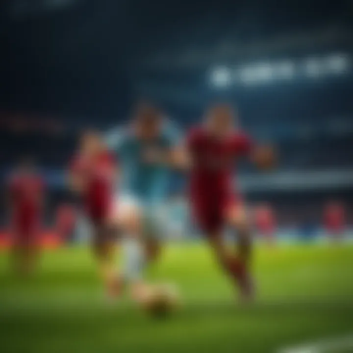 Football pitch with highlighted key players and tactical strategies for EPL betting