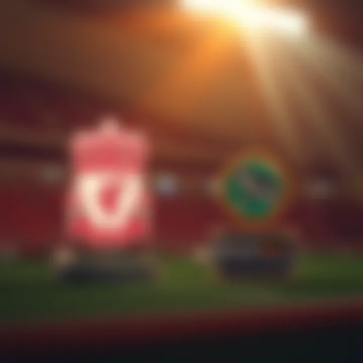 Pinupbet and Liverpool FC Partnership Liverpool Football Club emblem alongside Pinupbet logo symbolizing partnership
