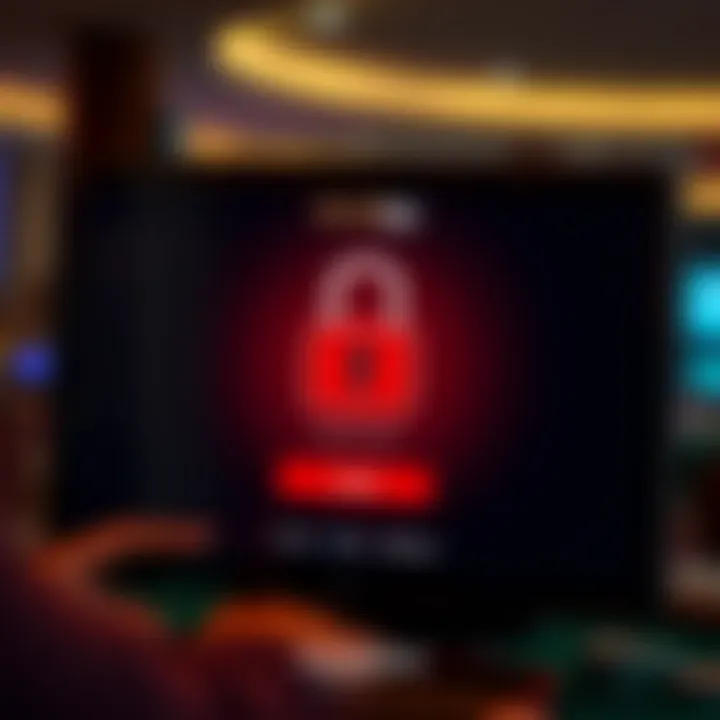 Visual representation of a secure login screen on PinUpBet Nigeria platform