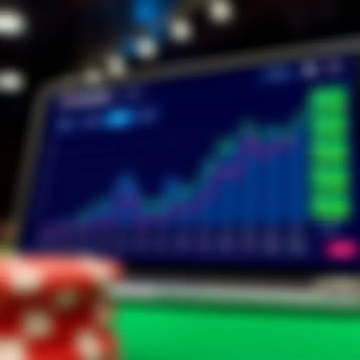 Graph showcasing prediction trends and betting strategies on PinupBet platform