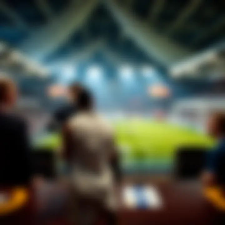 Visual representation of Premier League title contenders and relegation threats