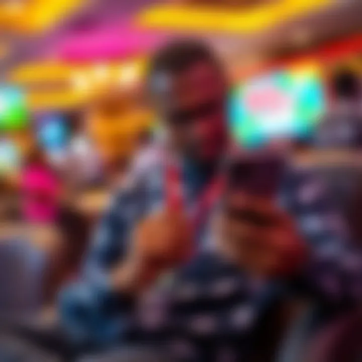 Nigerian sports enthusiast registering a new PinupBet account on a smartphone