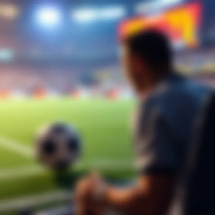 Graphic displaying various football prediction methods like statistical analysis and expert opinions