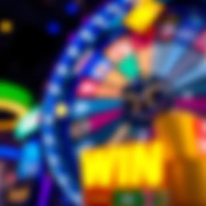 Digital Jackpot Wheel Representing Pinupbet's Winning Chance Illustration of a digital jackpot wheel symbolizing Pinupbet's exciting winning opportunity