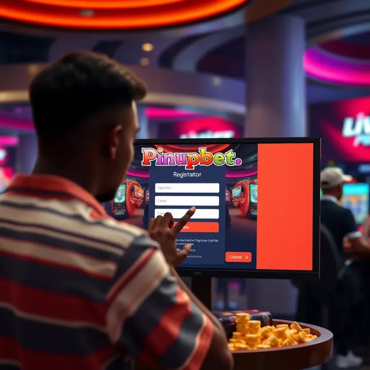 User navigating registration interface on Livs Pinupbet platform