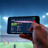 Mobile device displaying Pinupbet app with Bundesliga football betting options