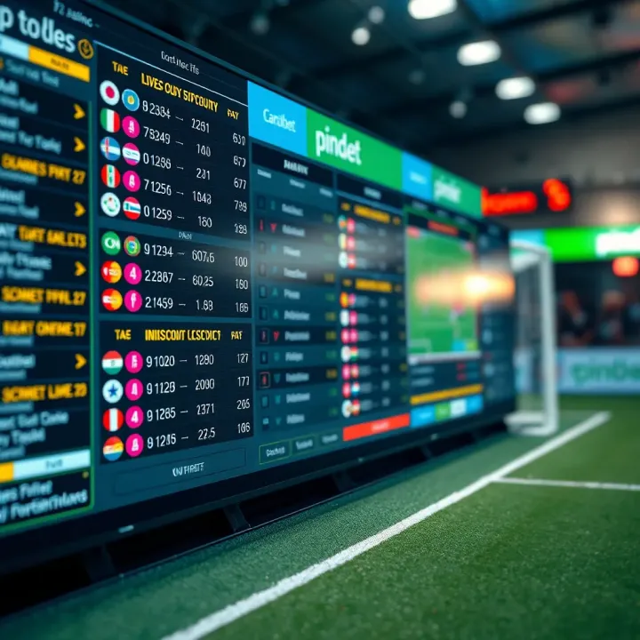Football Betting Insights and Live Updates for Nigerian Football Enthusiasts Digital display with football statistics and betting insights for Nigerian fans