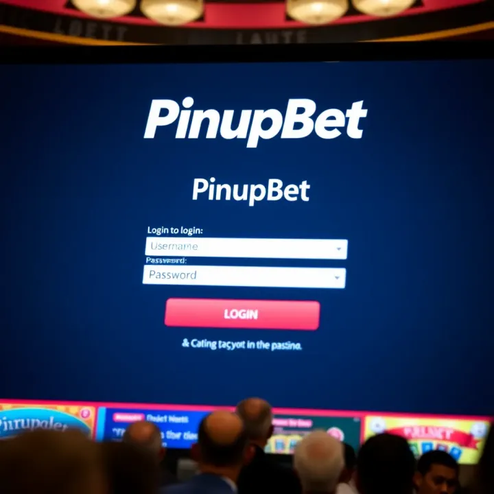 PinupBet Nigeria Login Interface Screenshot showing the PinupBet Nigeria login screen with fields for username and password